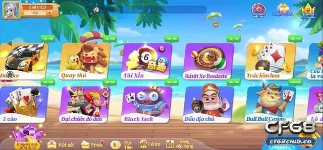 Vi68 nhiều trò chơi “mời gọi” người chơi đam mê với game đổi thưởng